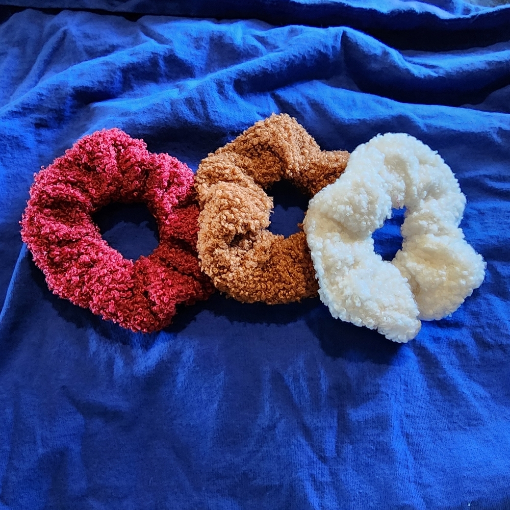 Terrycloth Scrunchies 3 Pack